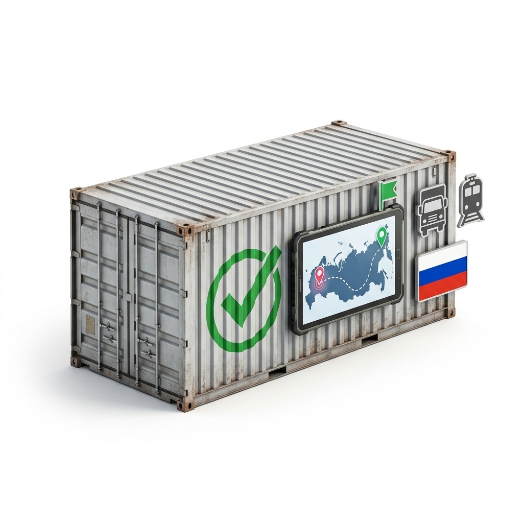 Доставка контейнера по России до склада получателя